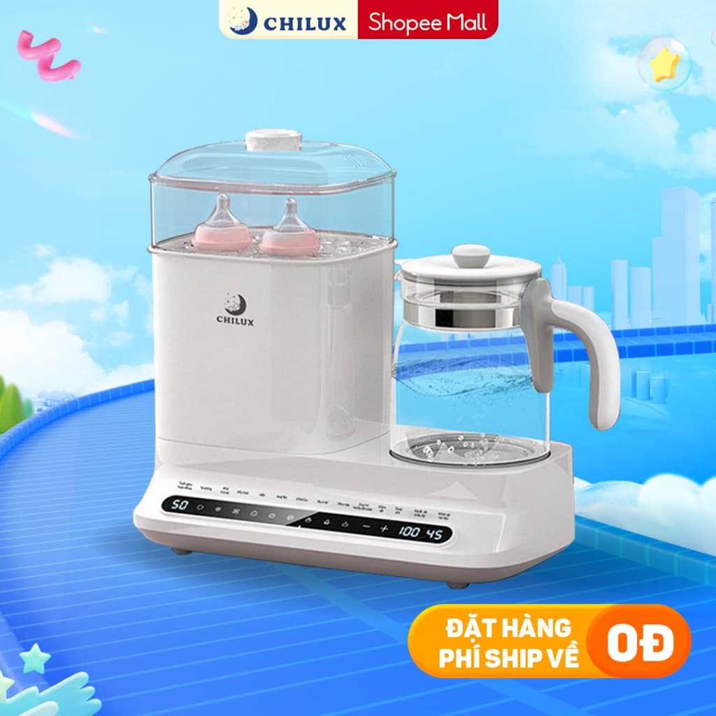 Máy tiệt trùng sấy khô hâm sữa Chilux C1 - Bảo hành 2 năm chính hãng, miễn phí vận chuyển toàn quốc